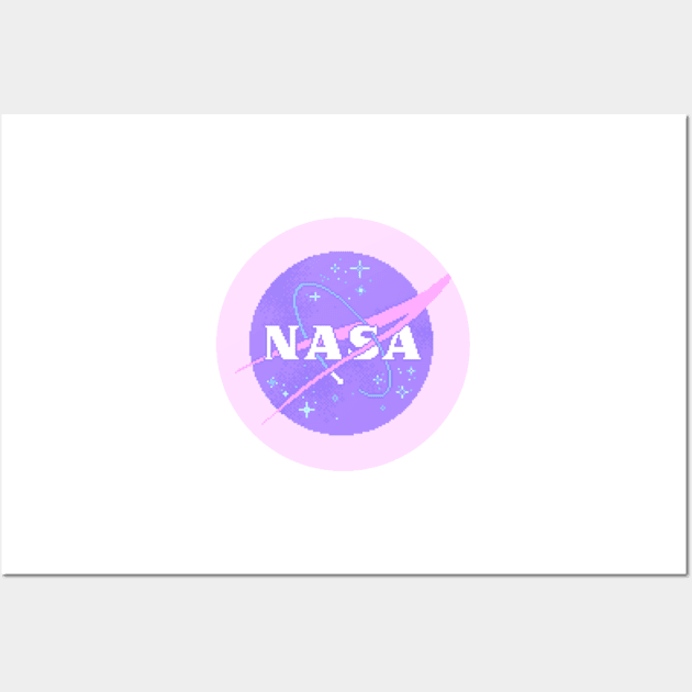 Nasa pixel Wall Art by ghjura